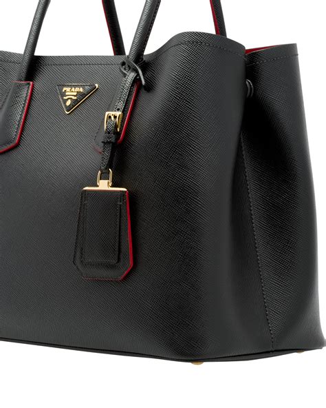 prada double bag large.